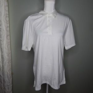 everlane men polo shirt sz large cream